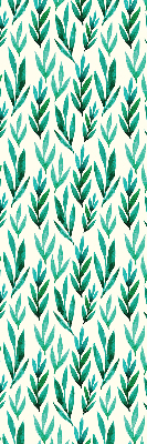 Modern roller blind con diseño de plantas