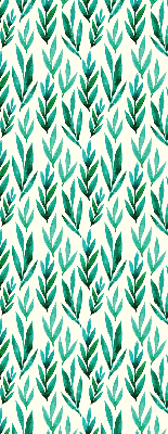 Modern roller blind con diseño de plantas