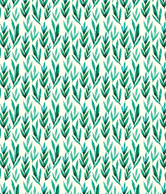 Modern roller blind con diseño de plantas
