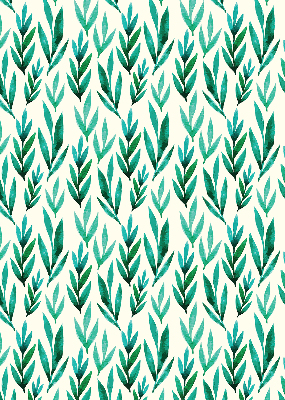 Modern roller blind con diseño de plantas