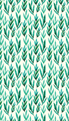 Modern roller blind con diseño de plantas