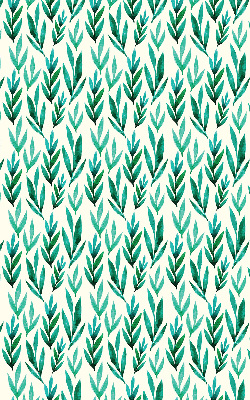 Modern roller blind con diseño de plantas