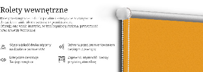 Estor enrollable en color naranja oscuro