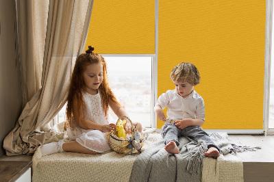 Modern roller blind en color naranja