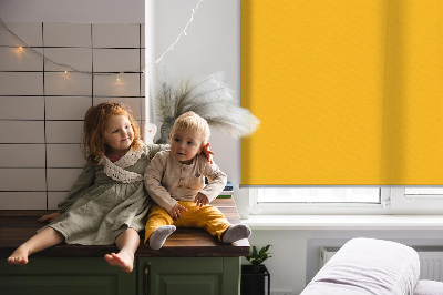 Modern roller blind en color naranja