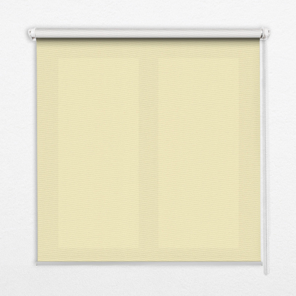 Estor enrollable en color amarillo claro