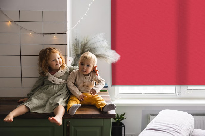 Modern roller blind en color rojo