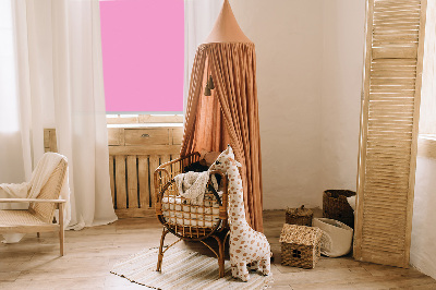 Modern roller blind en color rosa