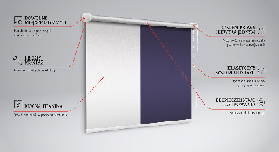 Estor enrollable para ventana en color morado oscuro