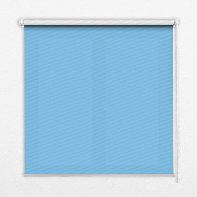 Estor enrollable para ventana en color azul