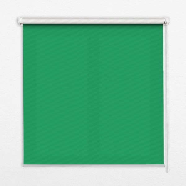 Estor enrollable para ventana en color verde