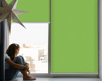 Modern roller blind en color verde