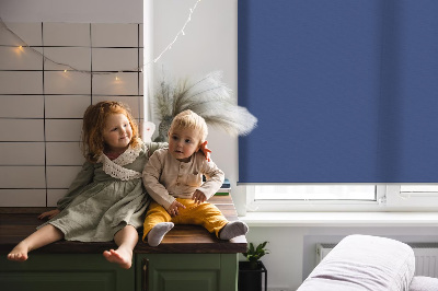 Modern roller blind en color azul marino
