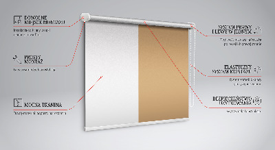 Estor enrollable en color beige
