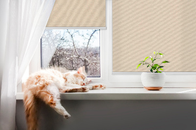 Modern roller blind en color beige