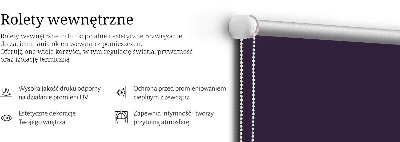 Modern roller blind en color negro