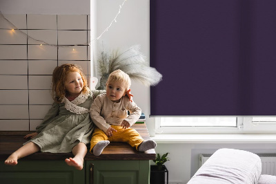 Modern roller blind en color negro