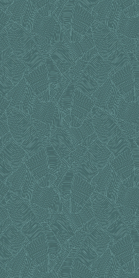 Modern roller blind con estampado de hojas de palmera en color verde