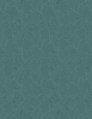 Modern roller blind con estampado de hojas de palmera en color verde