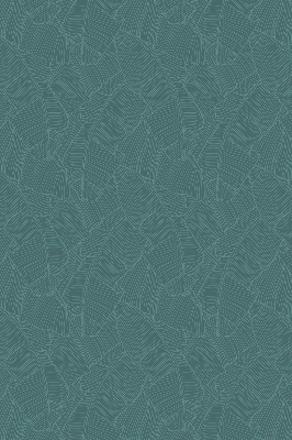 Modern roller blind con estampado de hojas de palmera en color verde