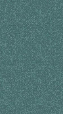 Modern roller blind con estampado de hojas de palmera en color verde