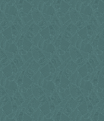 Modern roller blind con estampado de hojas de palmera en color verde