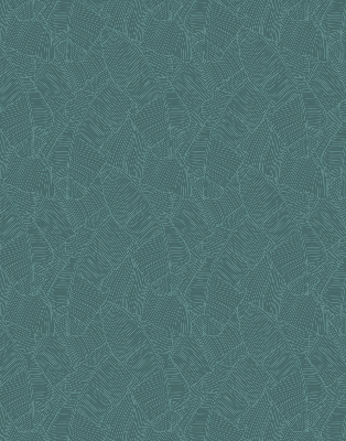 Modern roller blind con estampado de hojas de palmera en color verde