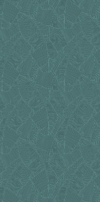Modern roller blind con estampado de hojas de palmera en color verde