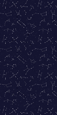 Estor enrollable para ventana con estampado de constelación de estrellas