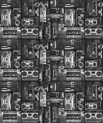 Modern roller blind con altavoces y radio integrados