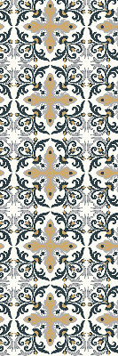 Estor enrollable con estampado de azulejo marroquí