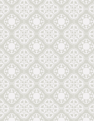 Modern roller blind con diseño de azulejo marroquí