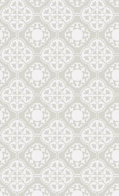 Modern roller blind con diseño de azulejo marroquí