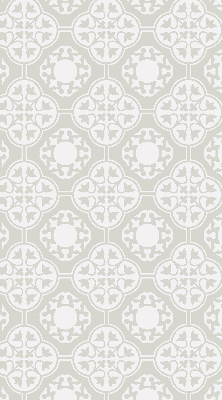 Modern roller blind con diseño de azulejo marroquí
