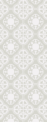 Modern roller blind con diseño de azulejo marroquí