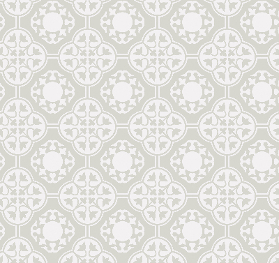 Modern roller blind con diseño de azulejo marroquí