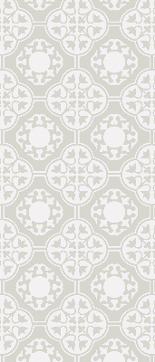 Modern roller blind con diseño de azulejo marroquí