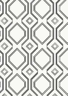 Estor enrollable para ventana con diseño de ilusión de rombo