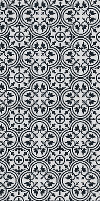 Estor enrollable con estampado de azulejo portugués