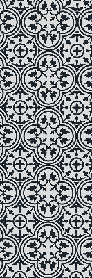 Estor enrollable con estampado de azulejo portugués