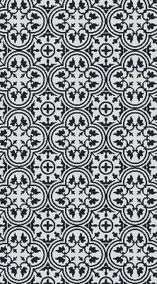 Estor enrollable con estampado de azulejo portugués
