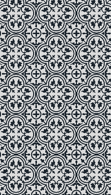 Estor enrollable con estampado de azulejo portugués