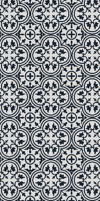 Estor enrollable con estampado de azulejo portugués