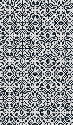 Estor enrollable con estampado de azulejo portugués