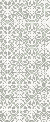 Modern roller blind con estampado de azulejo portugués