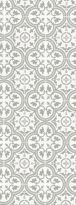 Modern roller blind con estampado de azulejo portugués
