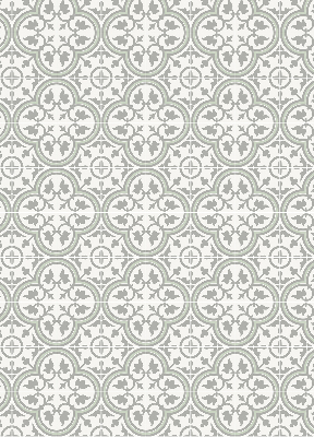 Modern roller blind con estampado de azulejo portugués