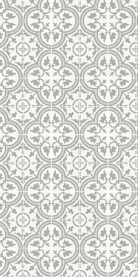 Modern roller blind con estampado de azulejo portugués