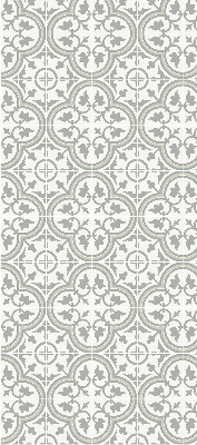 Modern roller blind con estampado de azulejo portugués