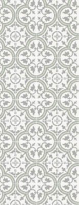 Modern roller blind con estampado de azulejo portugués